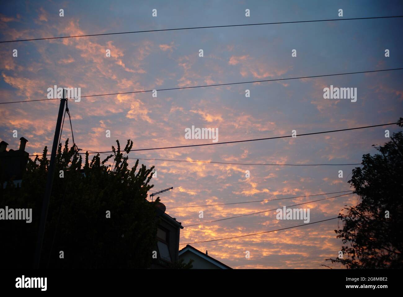 sky at night Stock Photo