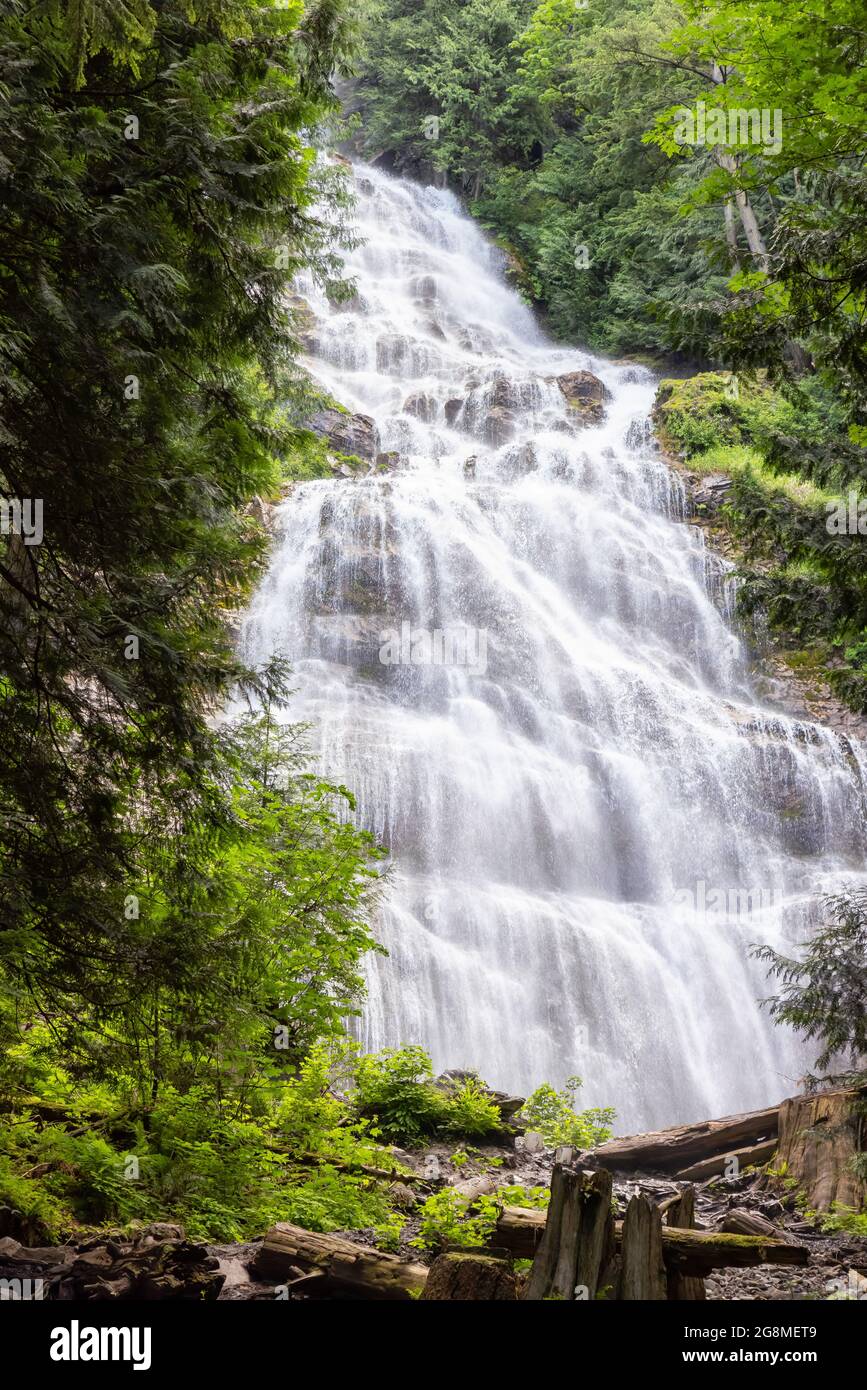 Bridal Veil Falls Provincial Park near Chilliwack Stock Photo Alamy
