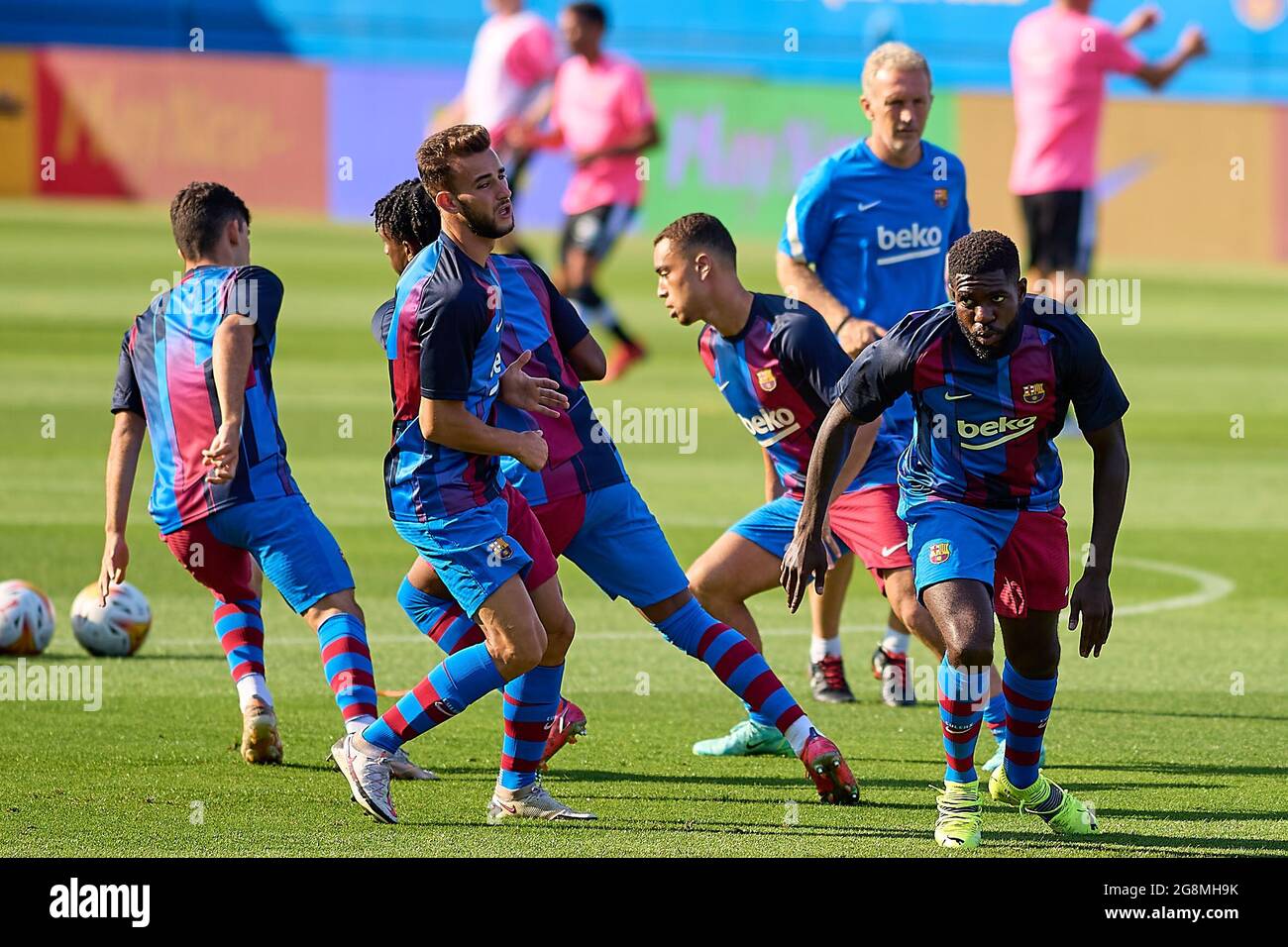 LaLiga Santander - FC Barcelona: Umtiti recreates his famous World Cup  dance on French TV