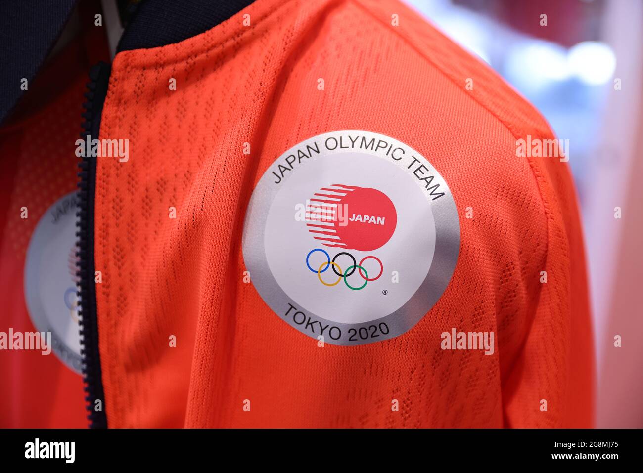 Japan Olympic Team jacket seen inside an official merchandise store in