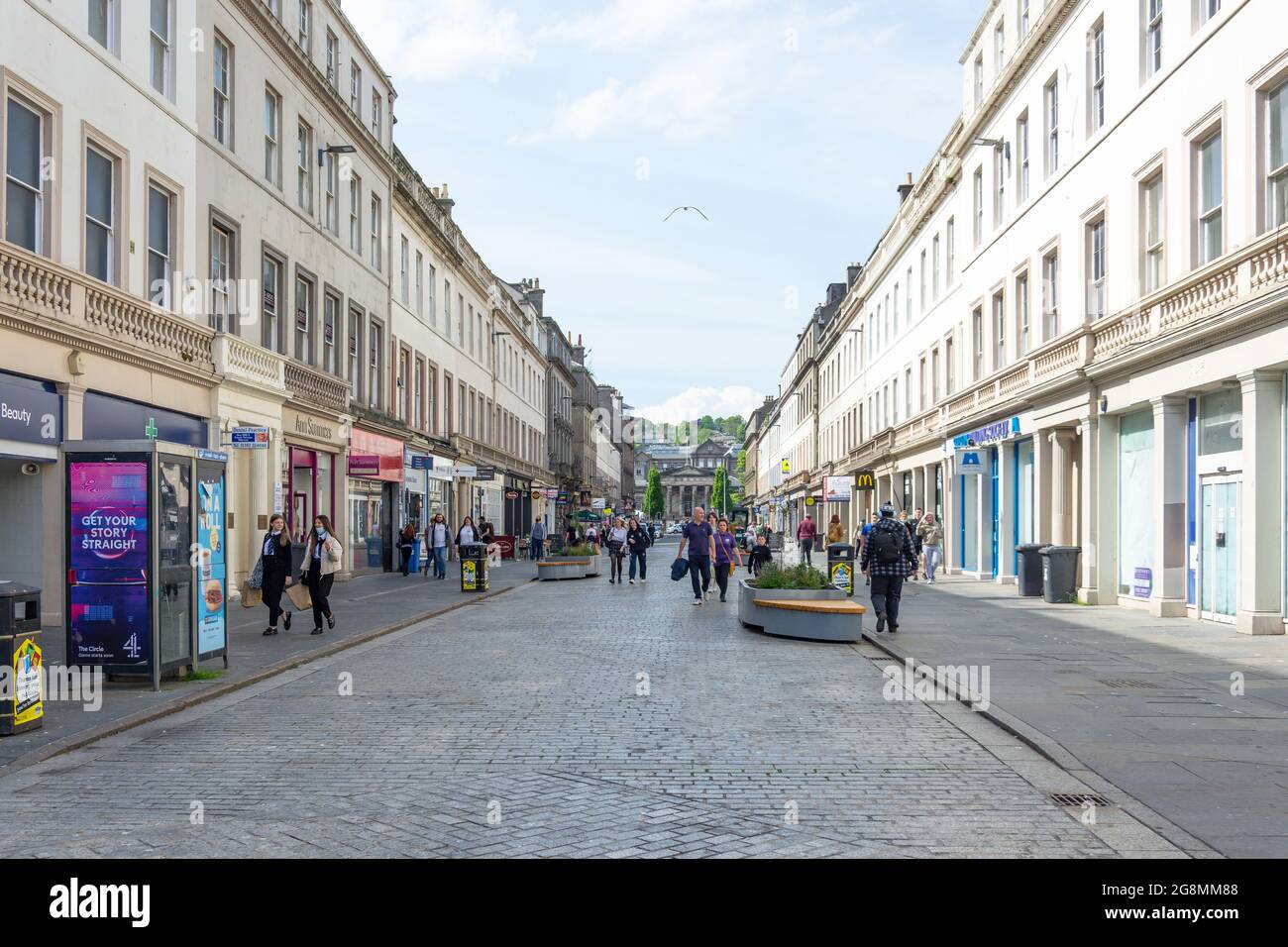 Reform Street, Dundee City, Scotland, United Kingdom Stock Photo