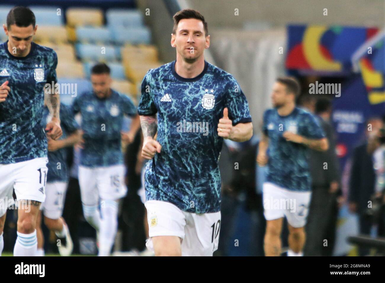 Lionel Messi of Argentina during the Copa America 2021, Final football