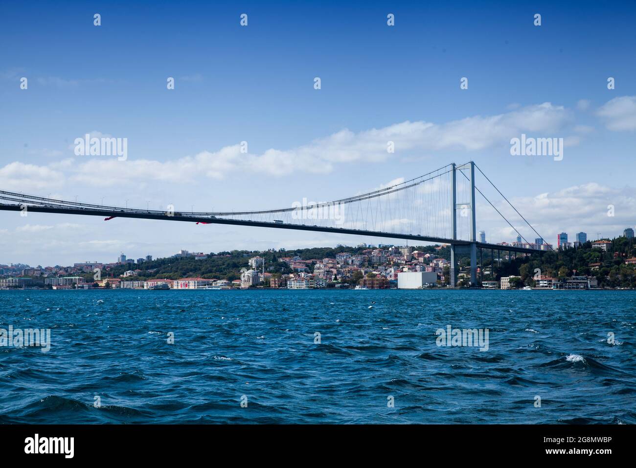 Istanbul Bosphorus, Marmara Sea, Europe and Asia Stock Photo