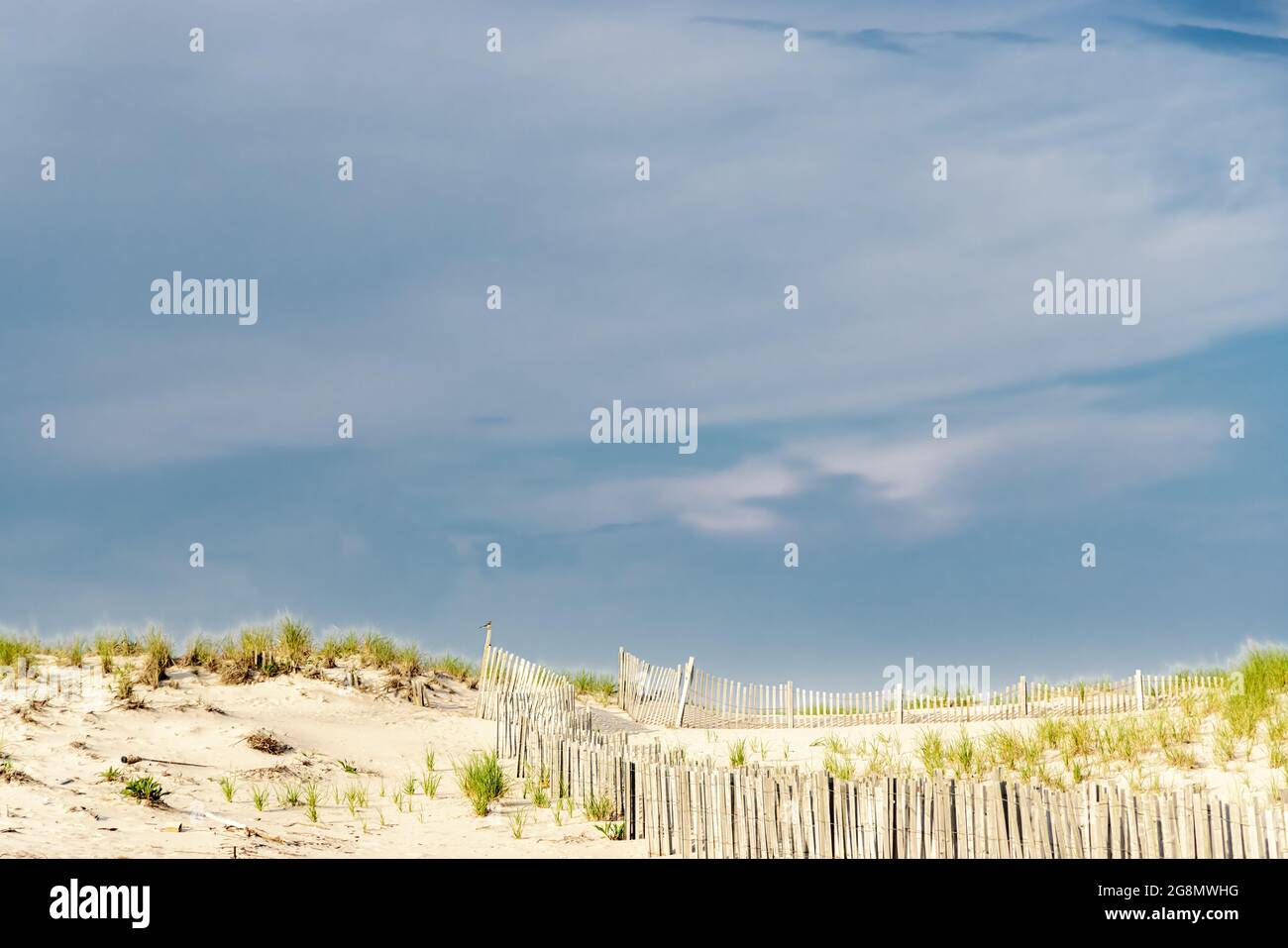 Southampton ocean beach landscape Stock Photo