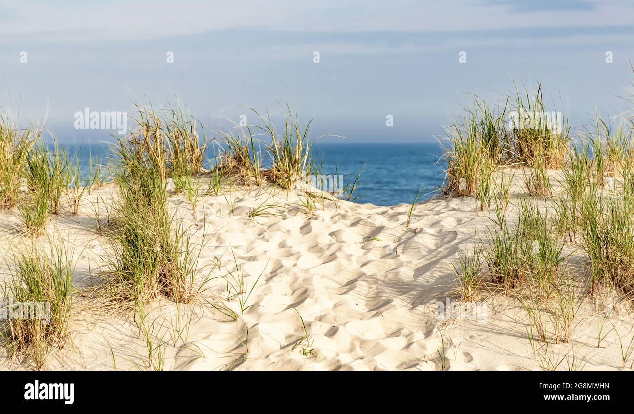 Southampton ocean beach landscape Stock Photo