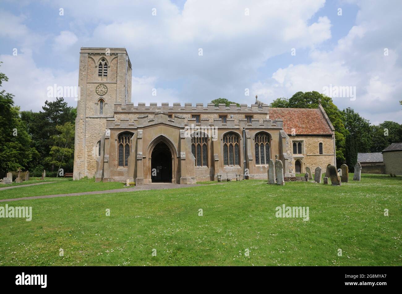 Holy Trinity Church, Meldreth, Cambridgeshire Stock Photo