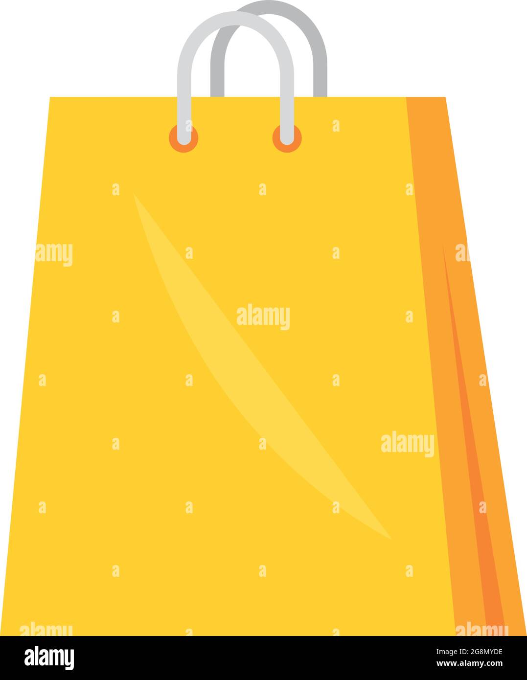 yellow shopping bag Stock Vector Image & Art - Alamy