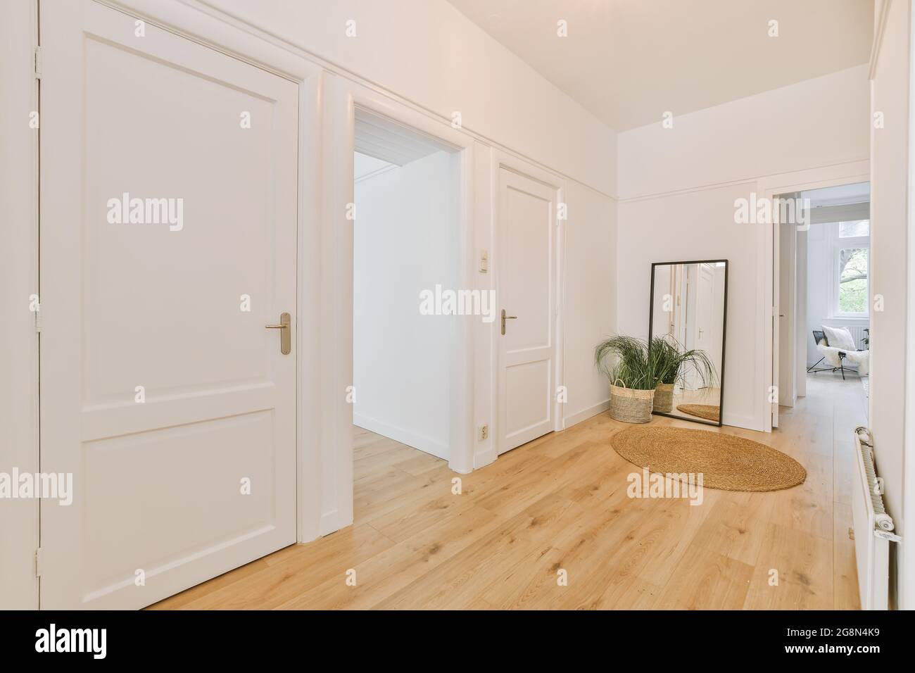 Bright interior design of a luxury house Stock Photo - Alamy