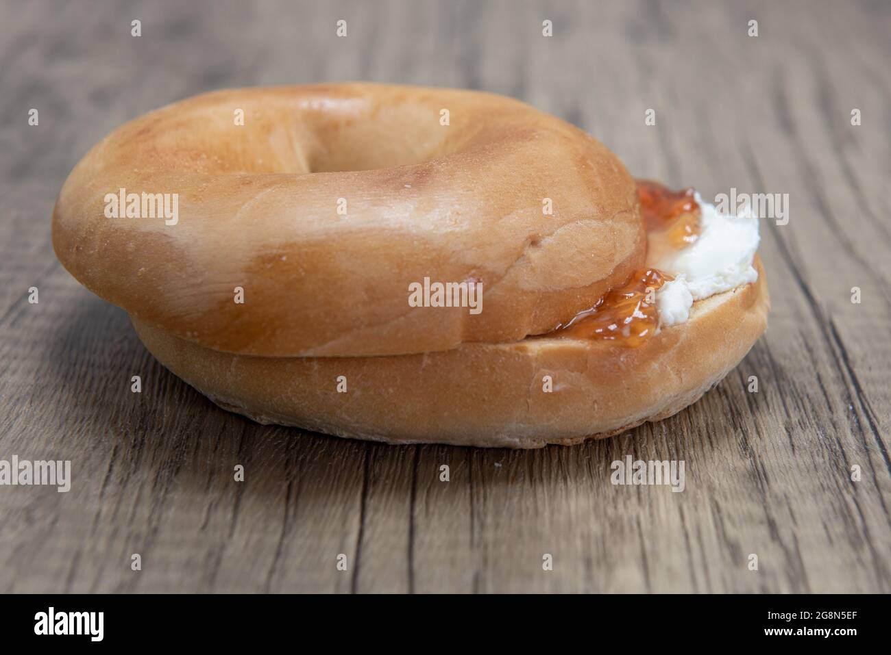 Bagel cream cheese jelly hires stock photography and images Alamy