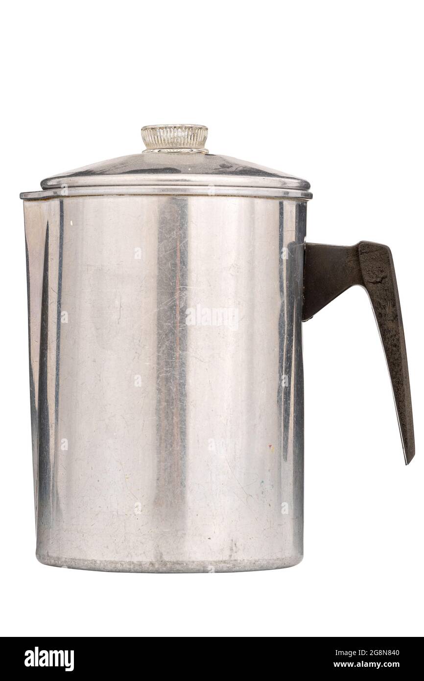 Tin coffee pot hi-res stock photography and images - Alamy