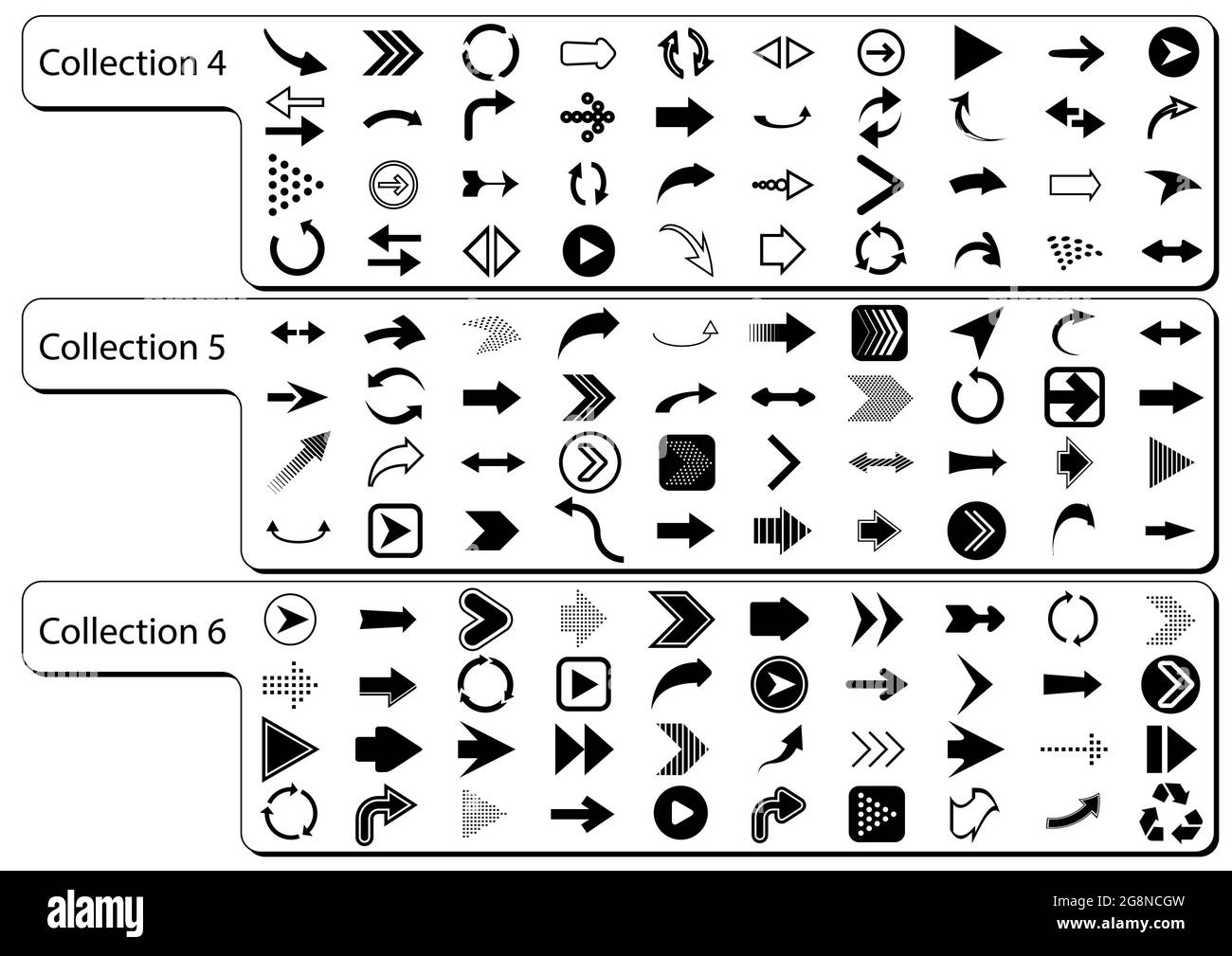 Collection of Black Arrows Stock Vector Image & Art - Alamy