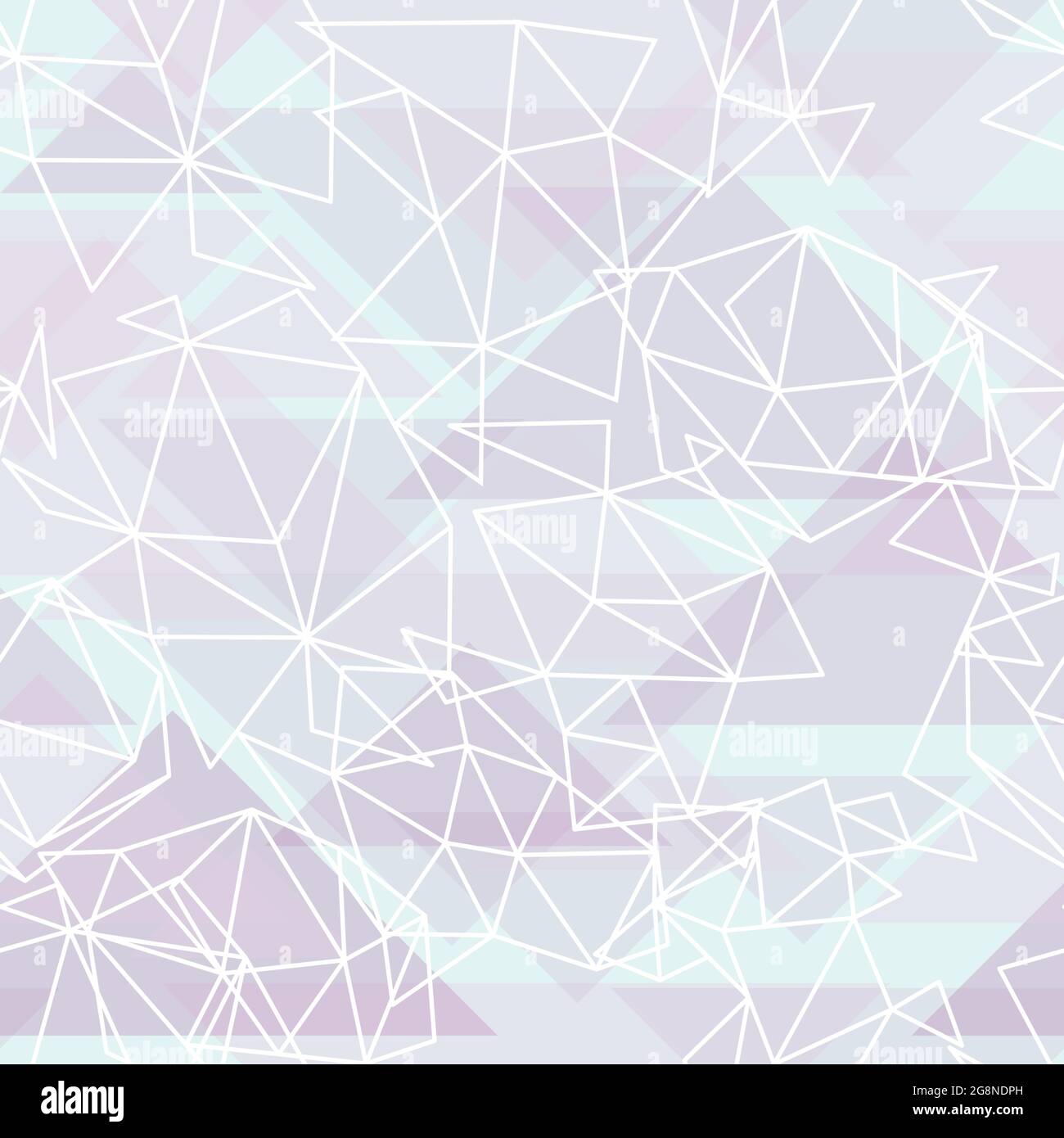 Triangle shape blue and purple pattern Stock Vector