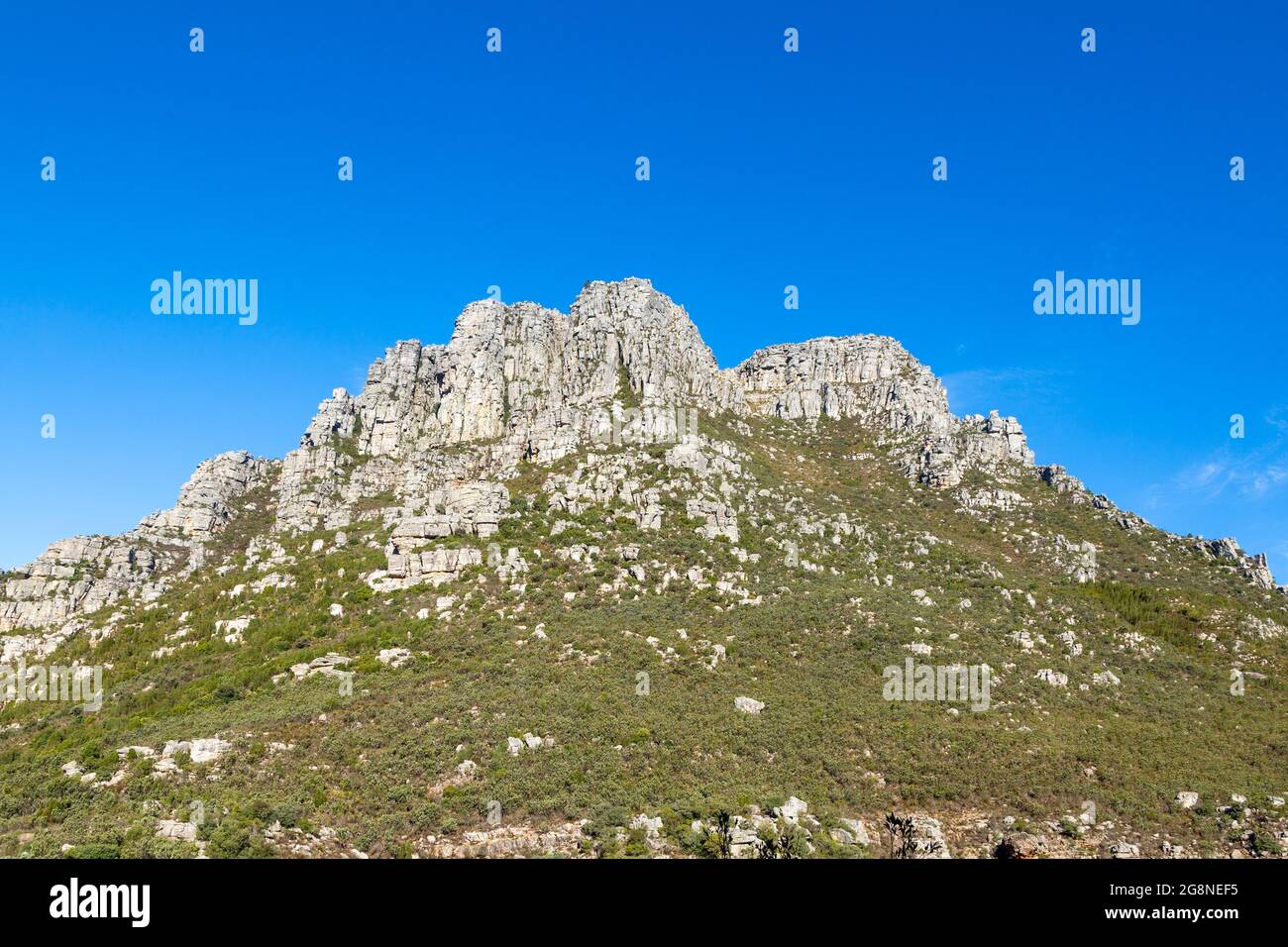 Landscape in the Bain's, Western Cape of South Africa Stock Photo