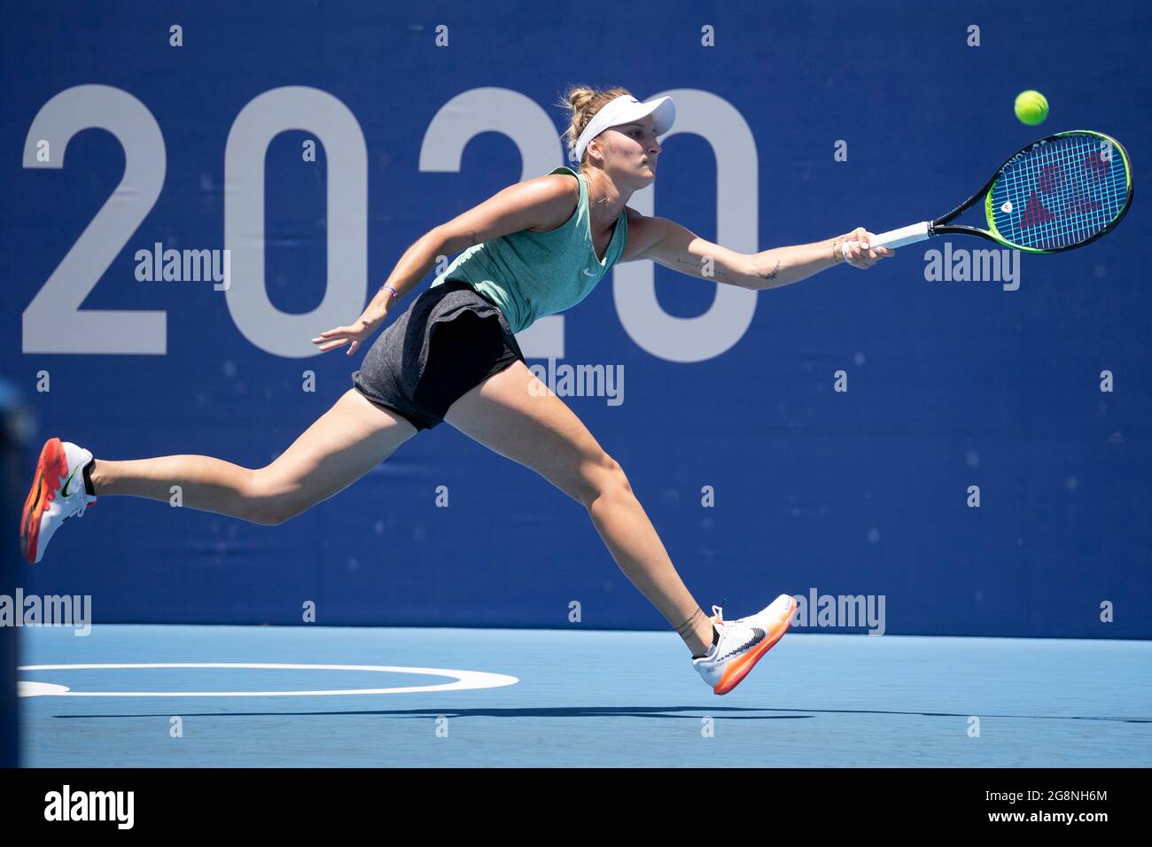 tokyo-japan-22nd-july-2021-czech-marketa-vondrousova-practices-for