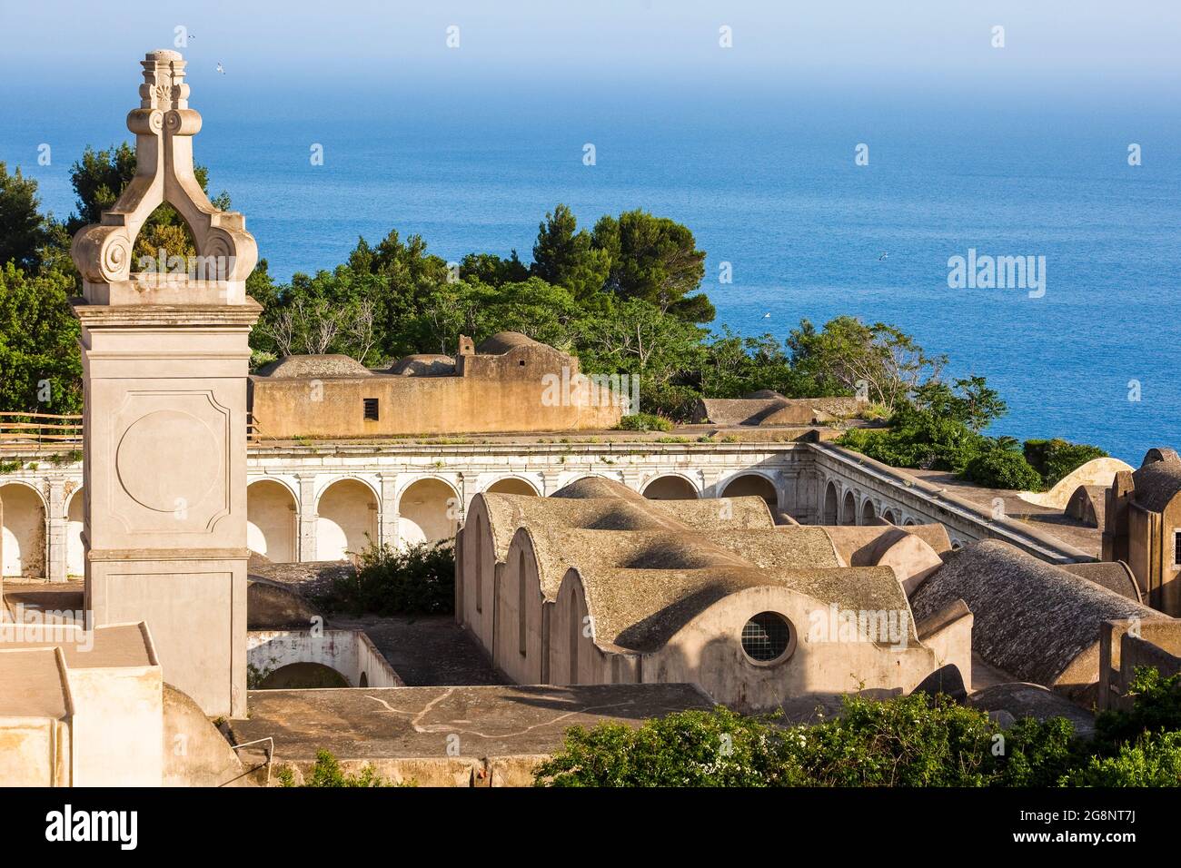 Certosa di San Giacomo is a Carthusian monastery on the island of Capri, Campania, Italy, Europe Stock Photo