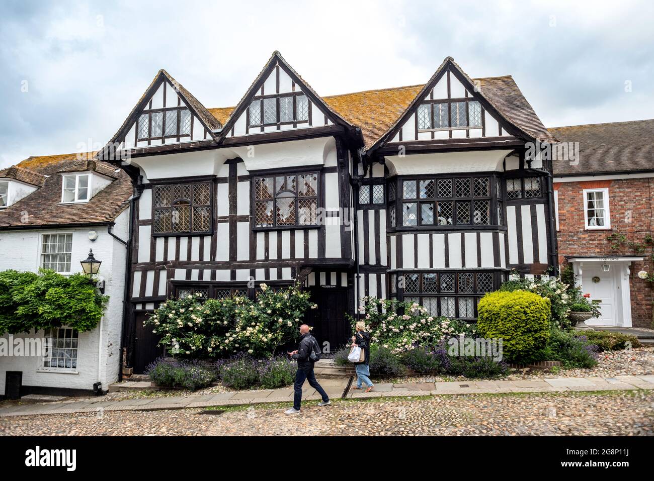 Rye, July 2021 Hartshorn House, the old hospital, on Mermaid Street in