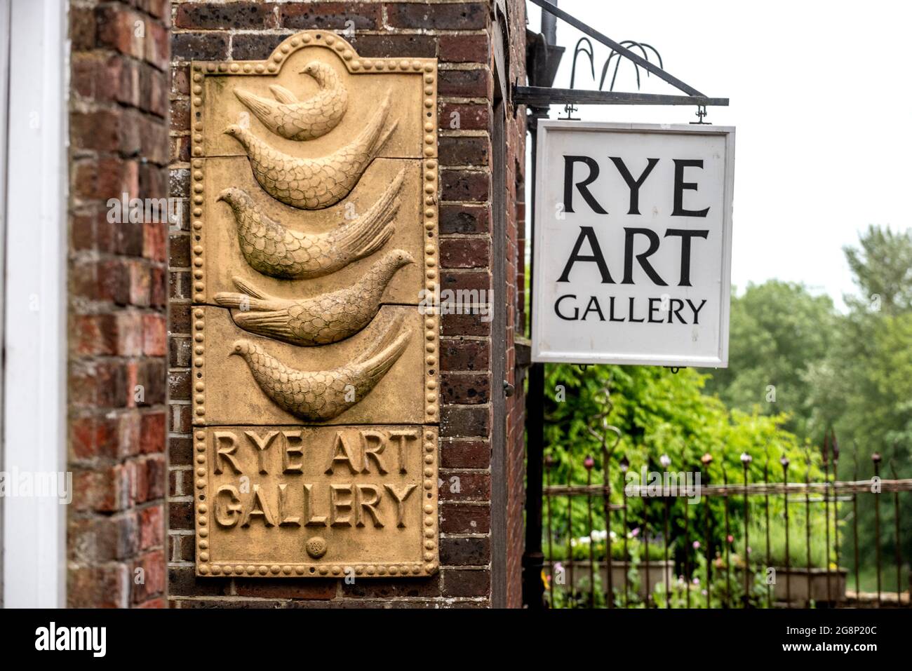 Rye, July 2021: Rye Art Gallery in East Sussex Stock Photo - Alamy