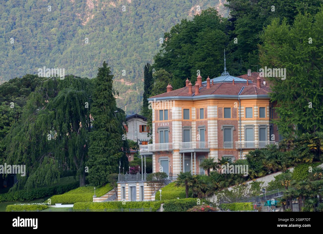 Bellagio, Fanny Villa, Como Lake, Lombardy, Italy, Europe Stock Photo