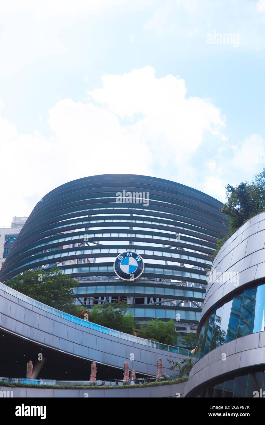 SHANGHAI, CHINA - JULY 21, 2021 - BMW Group R&D Center in Shanghai ...