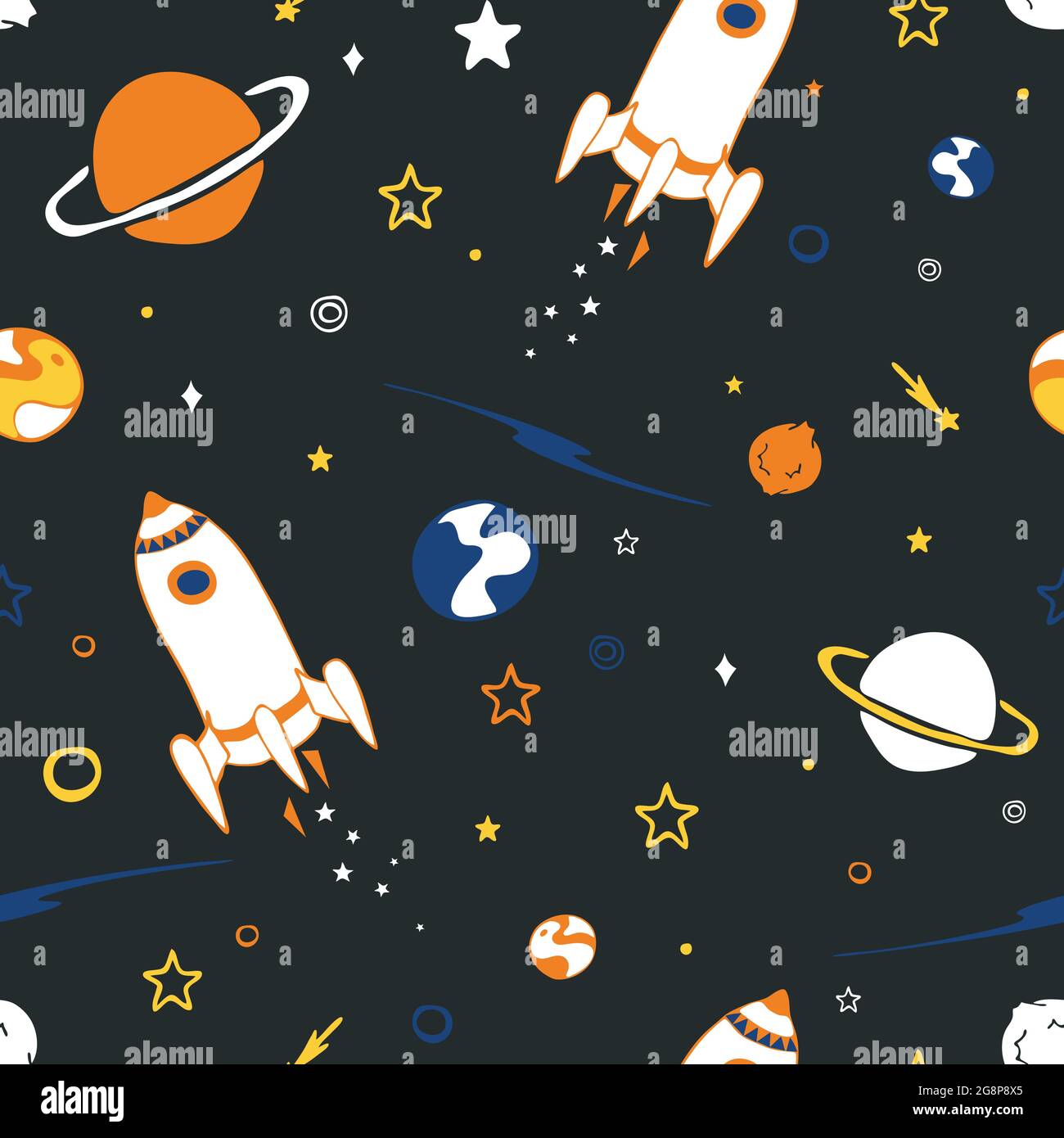 Space cartoon sale wallpaper