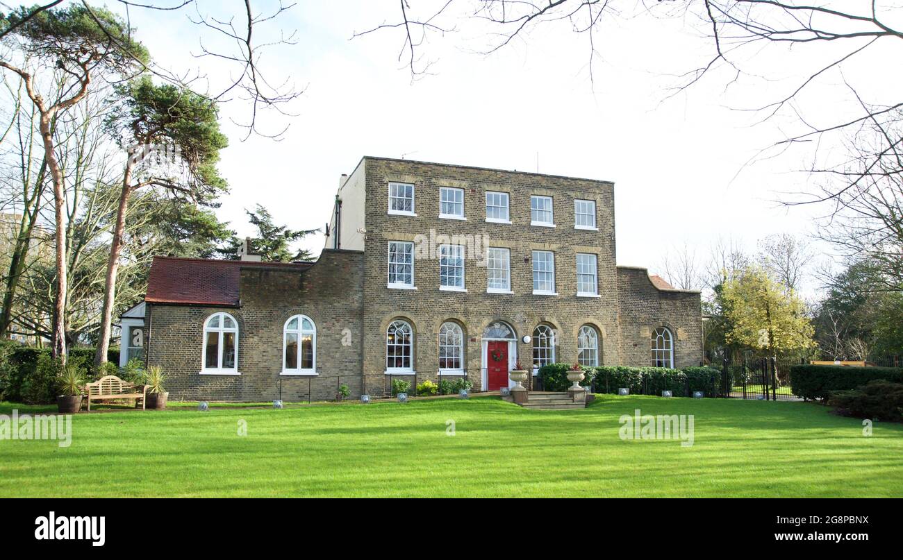 Woodlands House, Dagenham, East London. The Register Office for the Borough and a  Wedding Venue. Stock Photo
