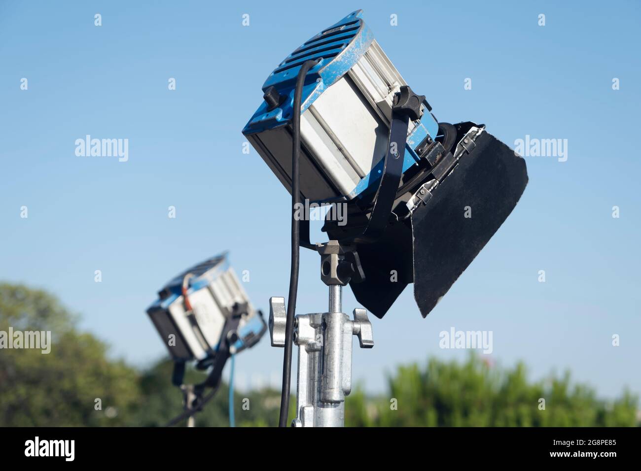 Professional lighting techniques, daylight projectors fully operational