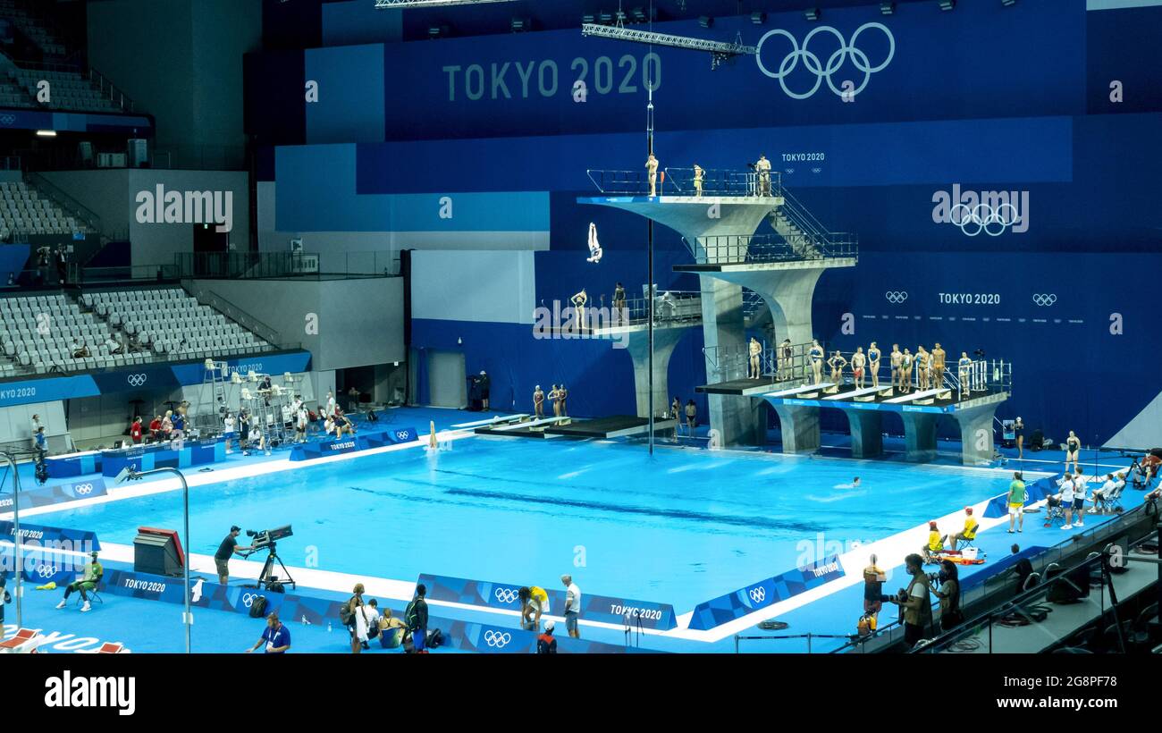 Tokyo 2020 aquatics hires stock photography and images Alamy