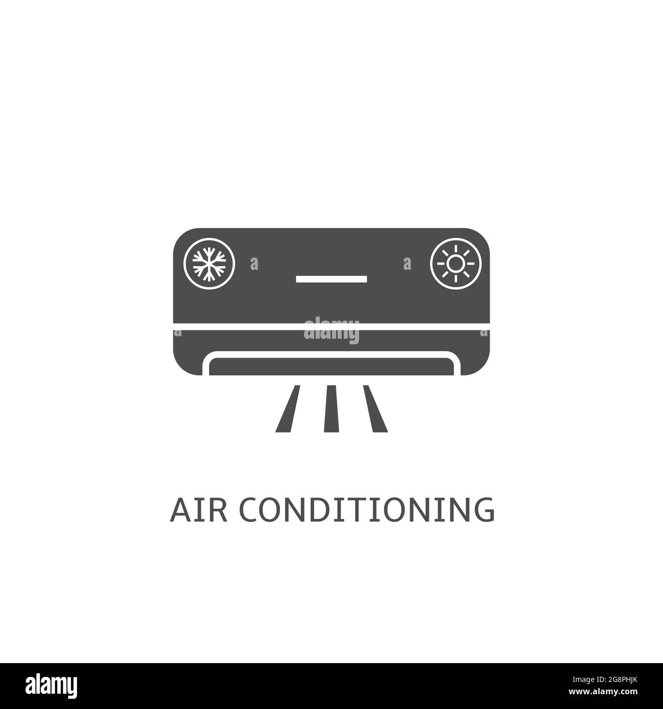 Air Conditioner Icon Vector Design Template for web and mobile Stock Vector