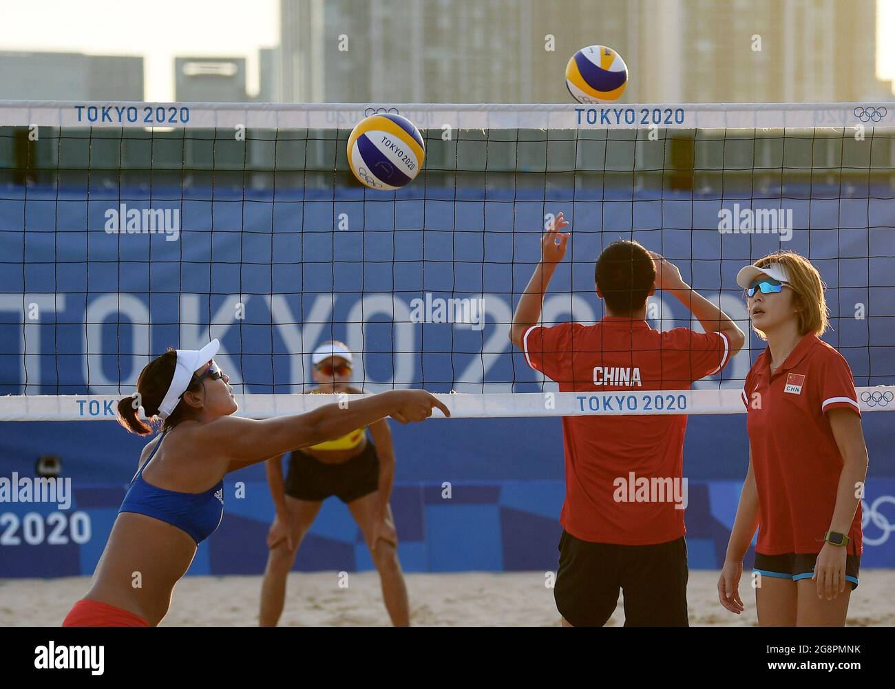 Womens beach volleyball olympics hires stock photography and images
