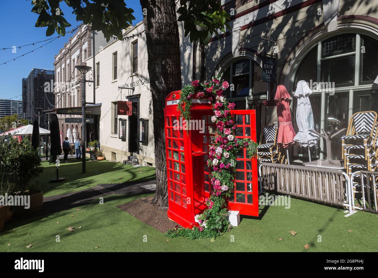 Sydney, Australia. Thursday 22nd July 2021. The Rocks area in the