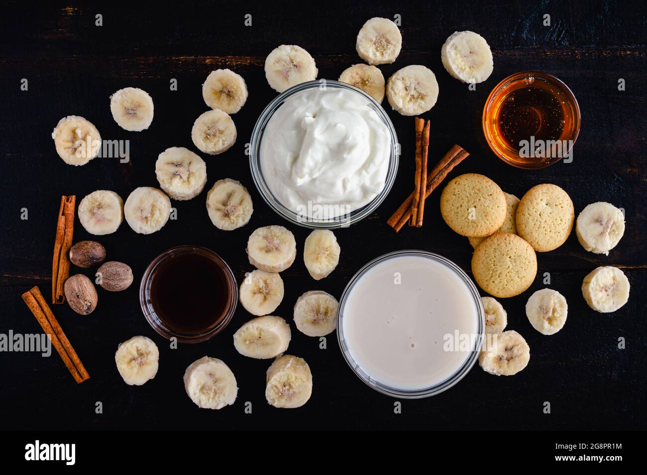 Banana Cream Pie Smoothie Ingredients Frozen bananas, Greek yogurt