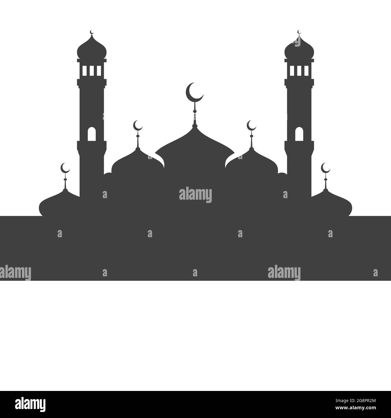 Mosque Background vector Illustration design template Stock Vector ...