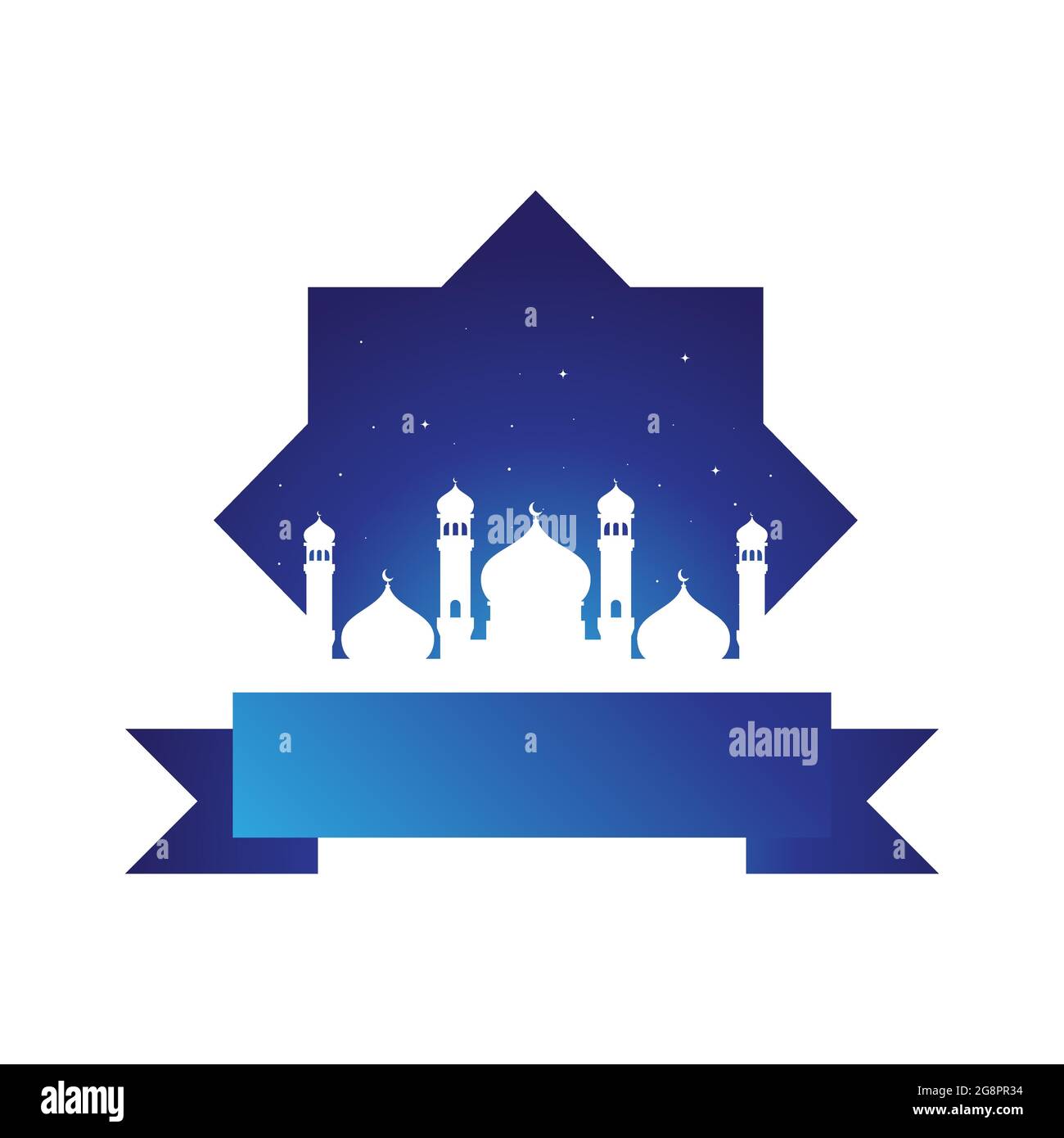 Mosque Background vector Illustration design template Stock Vector ...