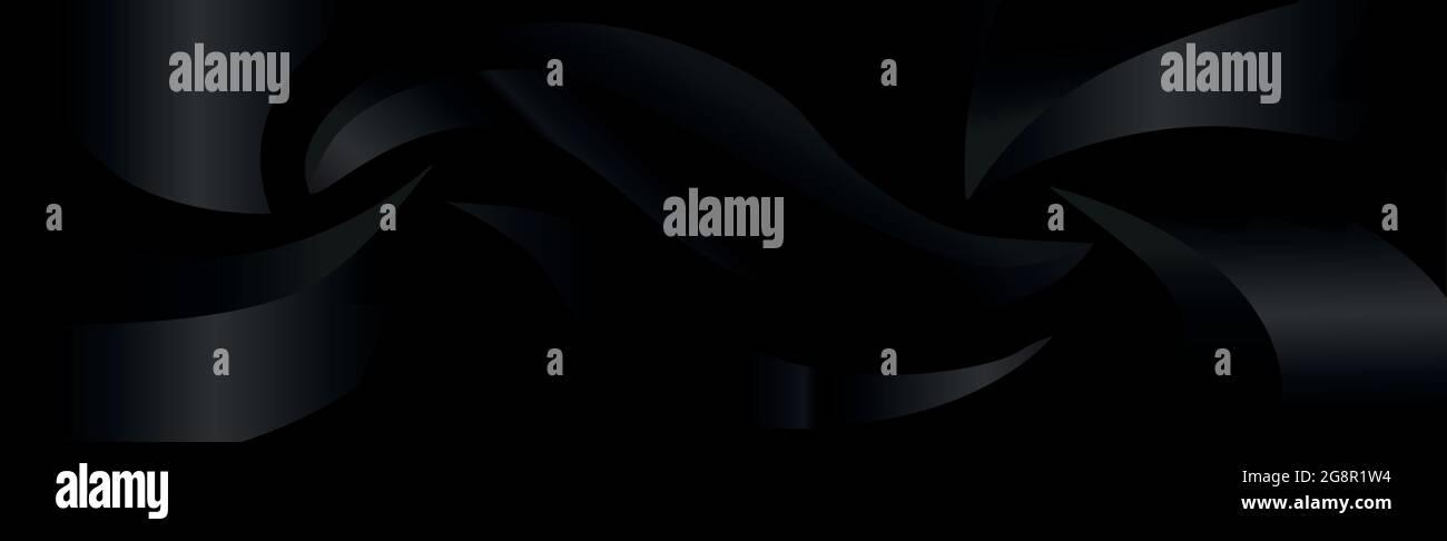 Abstract black background with gradient patterns - Vector illustration ...