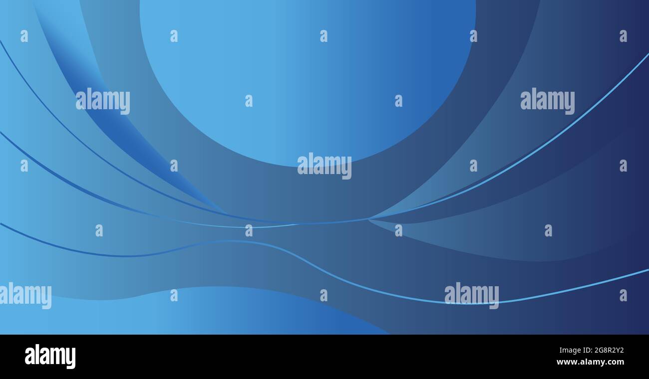 Blue lines on a white abstract background - Vector illustration Stock ...