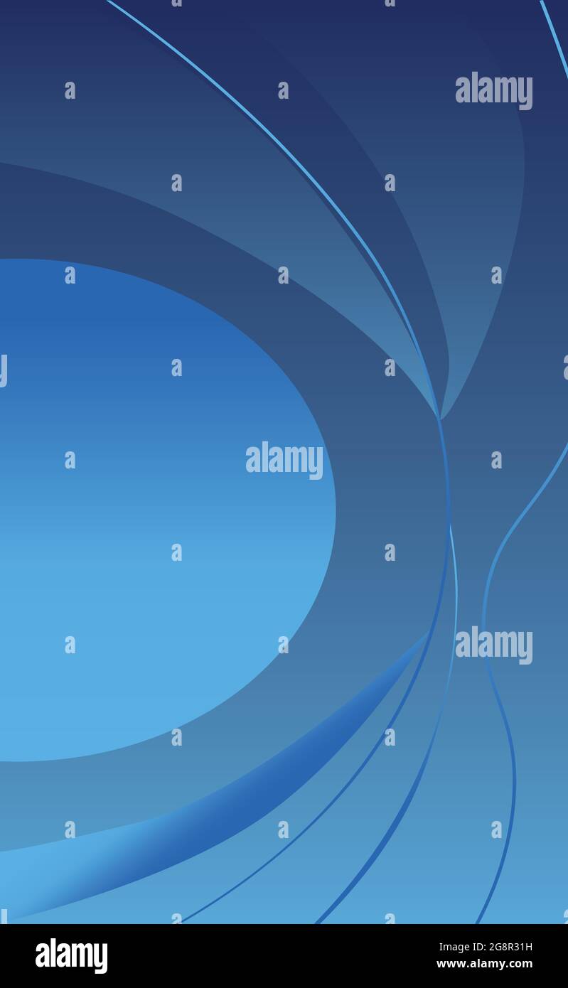 Blue lines on a white abstract background - Vector illustration Stock ...