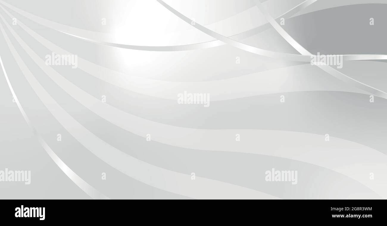 White - gray vector background with wavy lines Stock Vector Image & Art ...