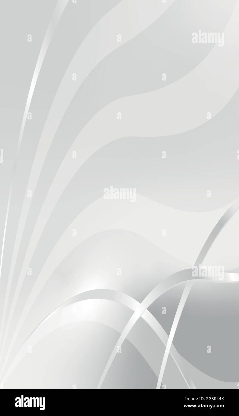 White - gray vector background with wavy lines Stock Vector Image & Art ...
