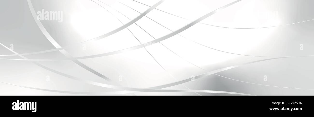 White - gray vector background with wavy lines Stock Vector Image & Art ...
