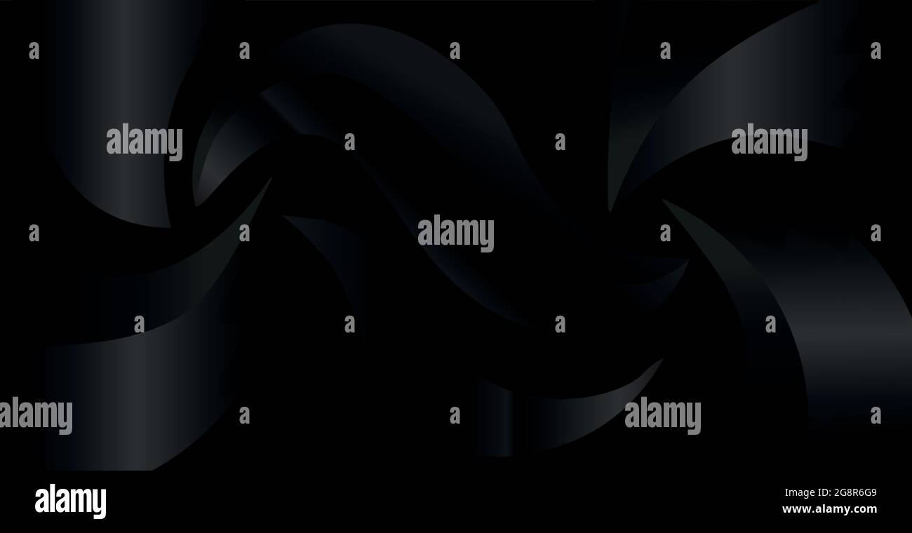 Abstract black background with gradient patterns - Vector illustration ...