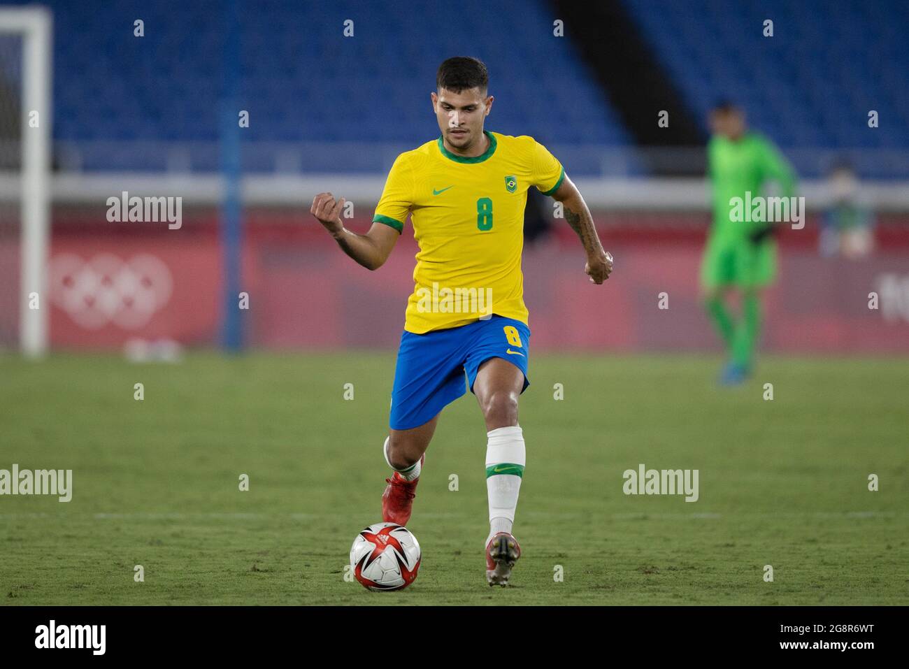 Yokohama, Japan. 22nd July 2021. T'QUIO, TO - 22.07.2021: OLYMPIC GAMES  TOKYO 2020 2021 TOKYO - Dani Alves do Brasil during the soccer game between  Brazil and Germany at the Tokyo 2020