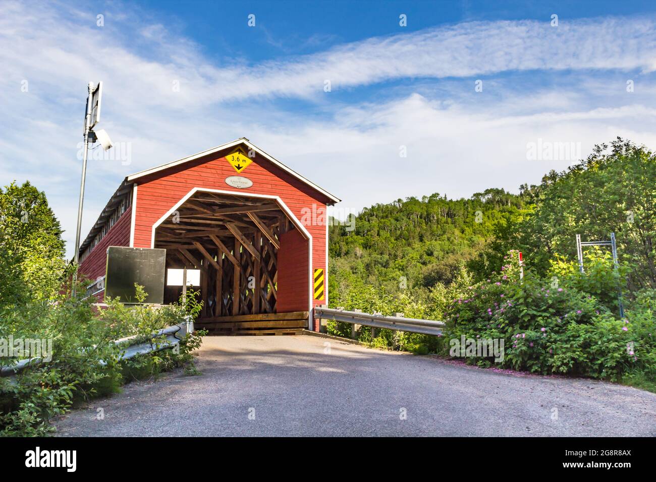 LouisGravel covered bridge (1934). Municipality of SacréCoeur, Quebec