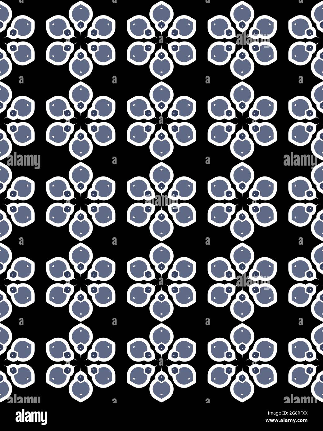 Geometric seamless tile pattern Stock Photo