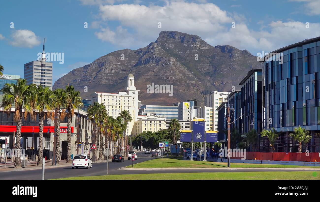 Cityscape of Cape Town South Africa Stock Photo Alamy