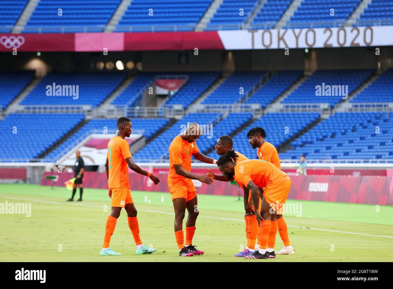 Kanagawa Japan 22nd July 2021 U 24Cote D Ivoire Team Group CIV kanagawa-japan-22nd-july-2021-u-24cote-d-ivoire-team-group-civ