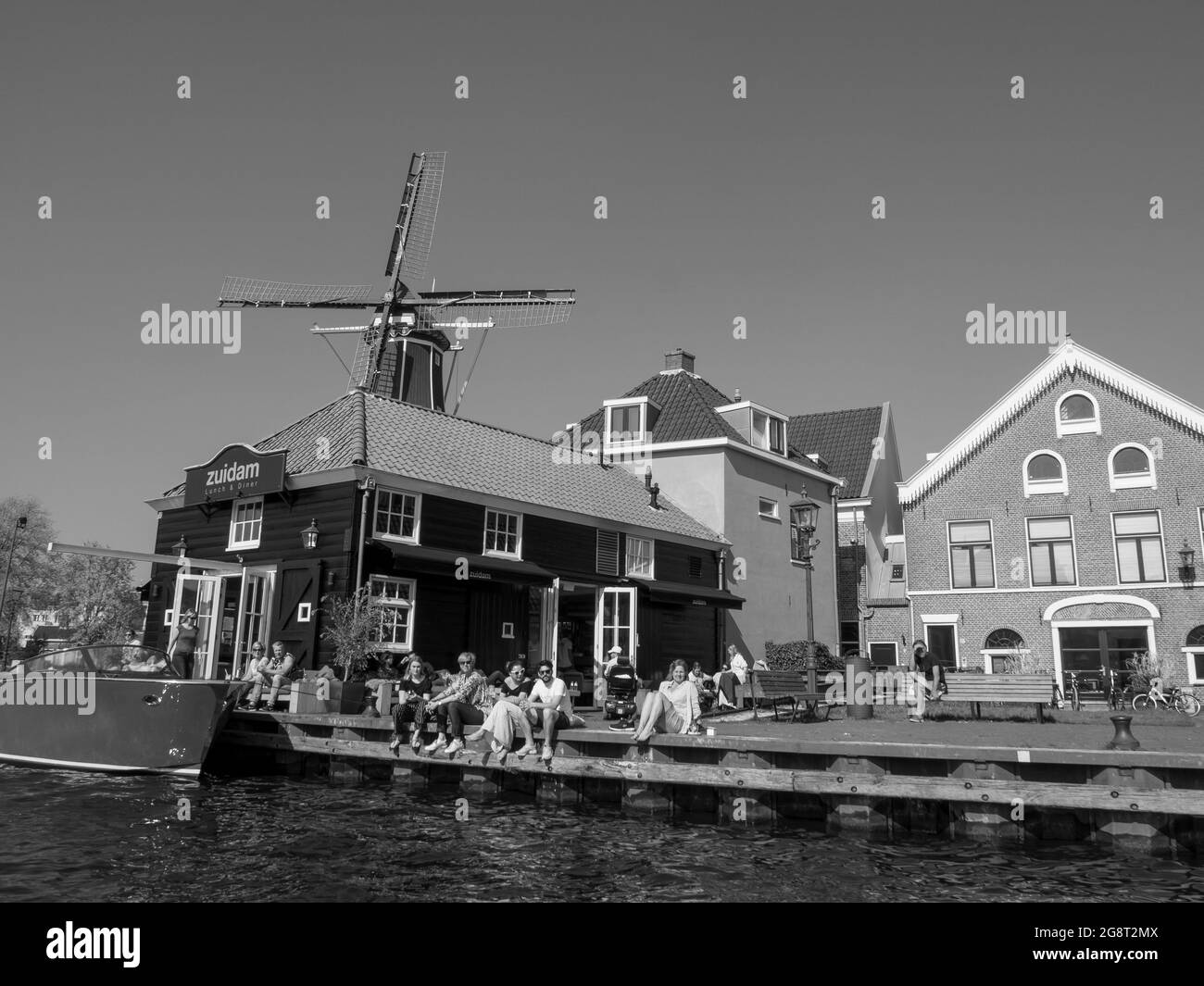 Haarlem city in the netherlands stock photo alamy