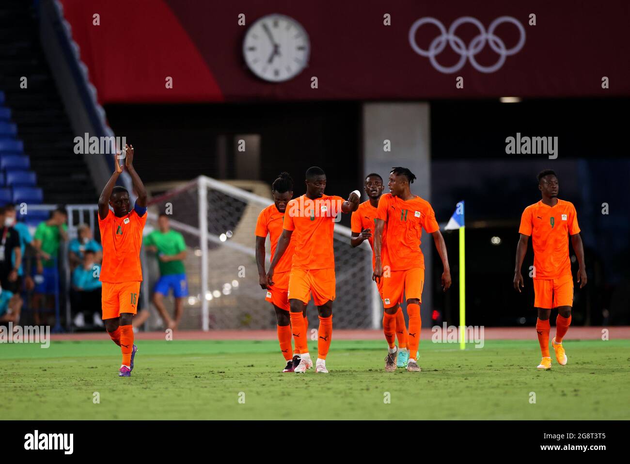 Kanagawa Japan 22nd July 2021 U 24Cote D Ivoire Team Group CIV kanagawa-japan-22nd-july-2021-u-24cote-d-ivoire-team-group-civ