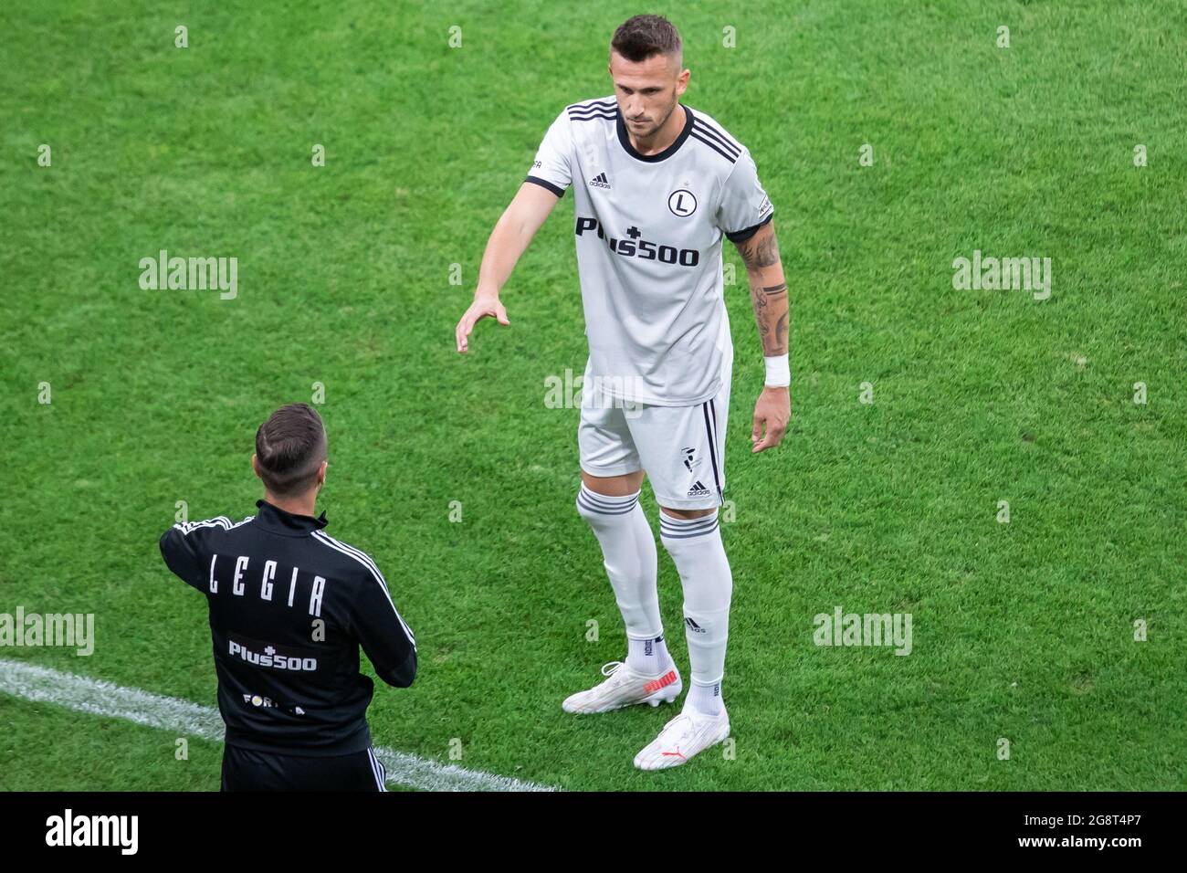 Warsaw, Poland. 21st July, 2021. Tomas Pekhart of Legia seen during the UEFA Champions League Second Qualifying Round match between Legia Warszawa and FC Flora Tallinn at Marshal Jozef Pilsudski Legia Warsaw Municipal Stadium. (Final score; Legia Warszawa 2:1 FC Flora Tallinn) Credit: SOPA Images Limited/Alamy Live News Stock Photo