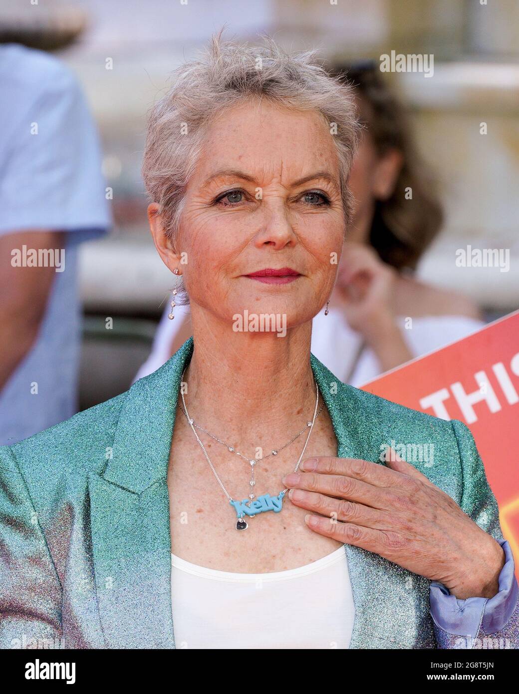 London, United Kingdom. 22nd July, 2021. Jenny Seagrove at the Off The  Rails World Premiere in Leicester Square Credit: Scott Garfitt/Alamy Live  News Stock Photo - Alamy