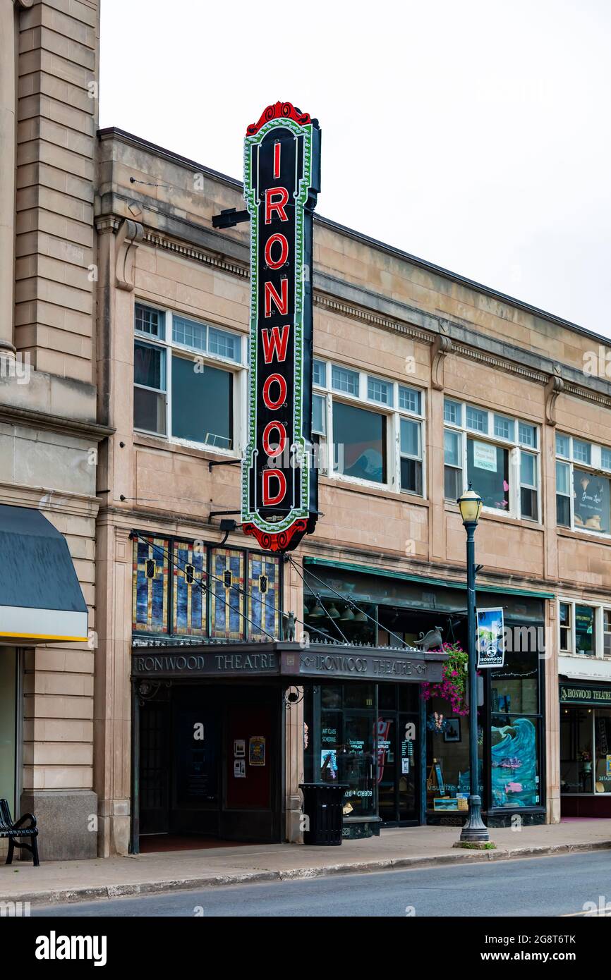 Historic Ironwood Theatre beautifully restored in Ironwood Upper